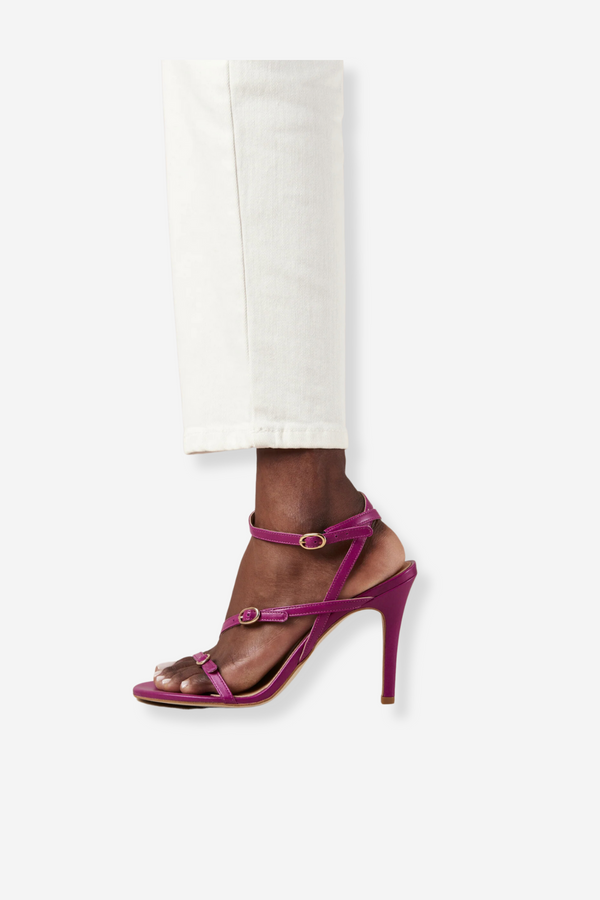 Alohas Alyssa Leather Heel - Purple