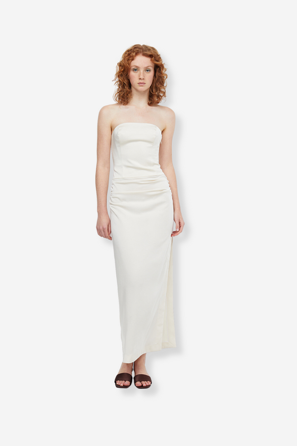 Bec & Bridge Jones Strapless Maxi Dress - Vanilla Bean