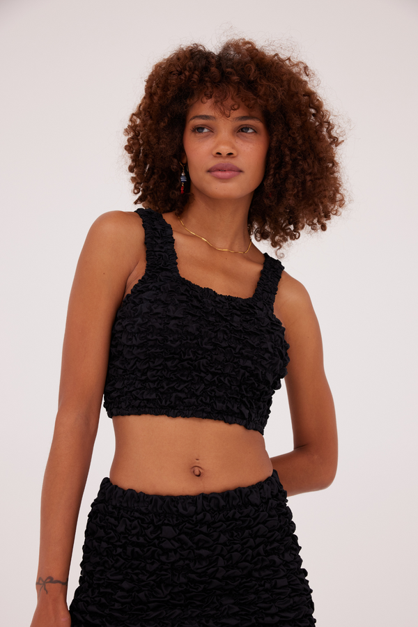 ÉSS The Mia Elastic Crop - Black