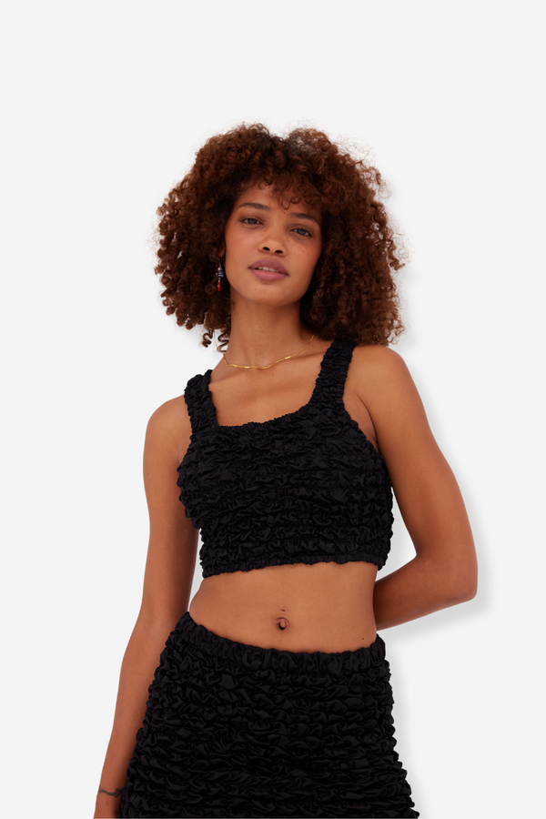 ÉSS The Mia Elastic Crop - Black