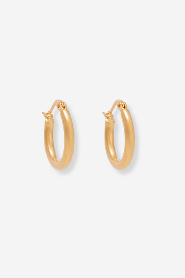 Kirstin Ash Tidal Hoops Small - Gold