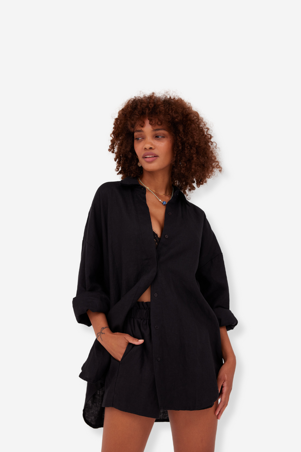 ÉSS Lolita Linen Short - Black