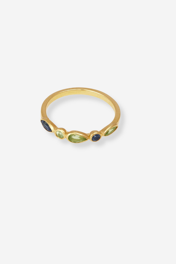 Temple Of The Sun Halia Ring - Gold Vermeil