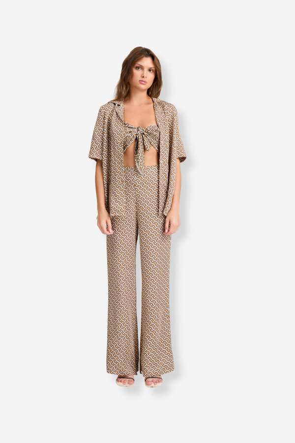 Roame Ria Pant - Monogram Print