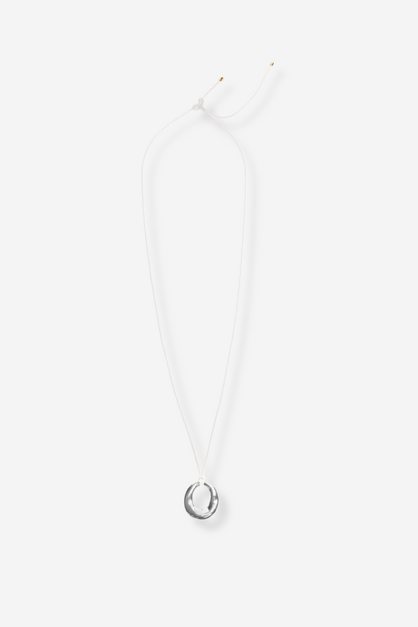 Flash Jewellery Voyage Pendant - Silver & White