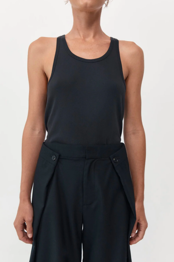 St. Agni Organic Cotton Everyday Tank - Black