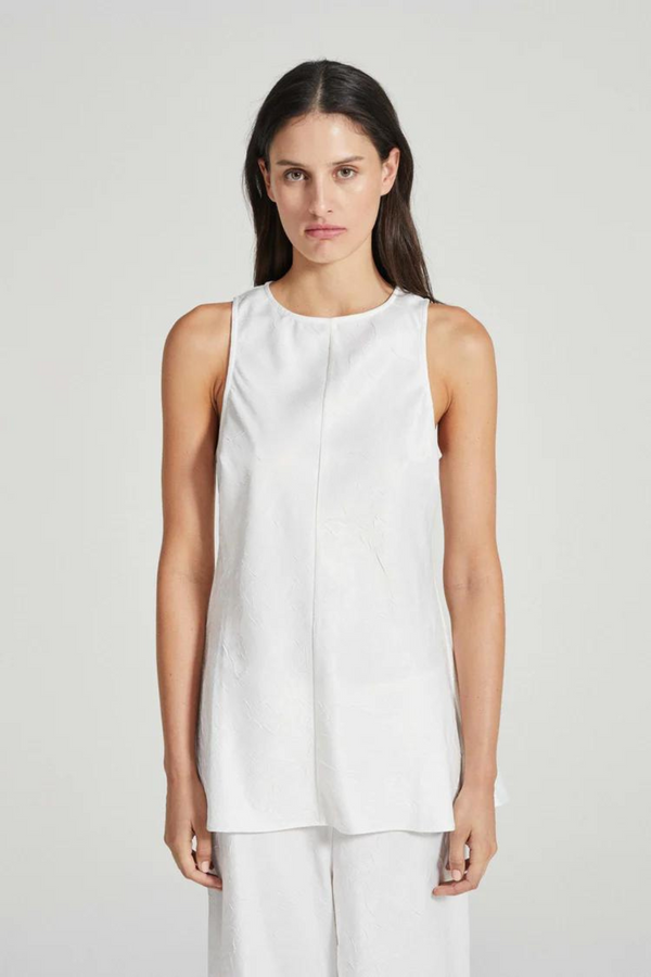 Friends With Frank The Carolina Top - White