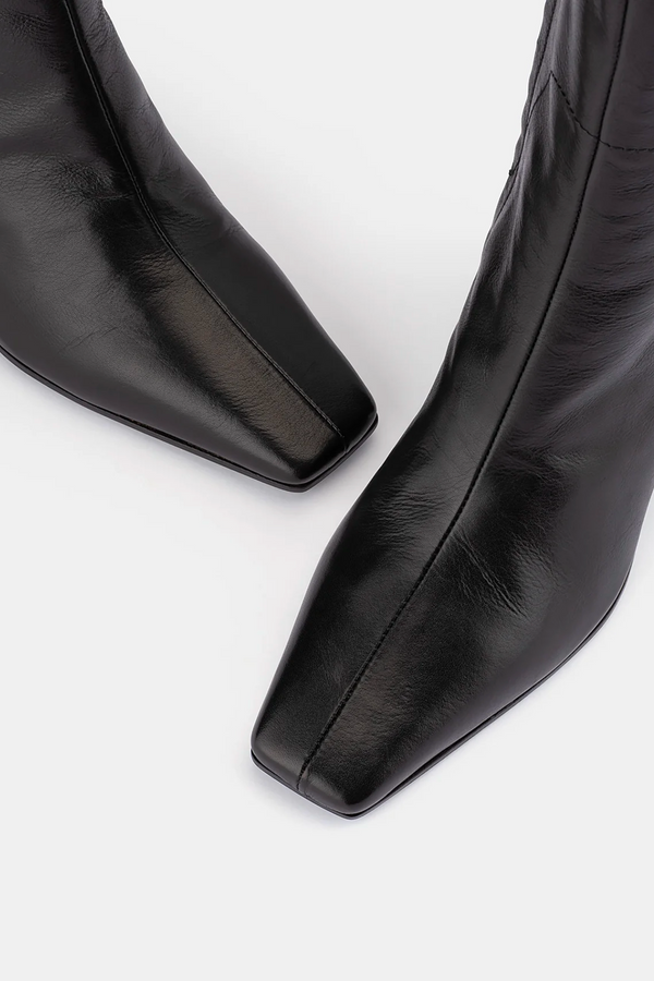 DOF Studios Bianca Boots - Black Leather