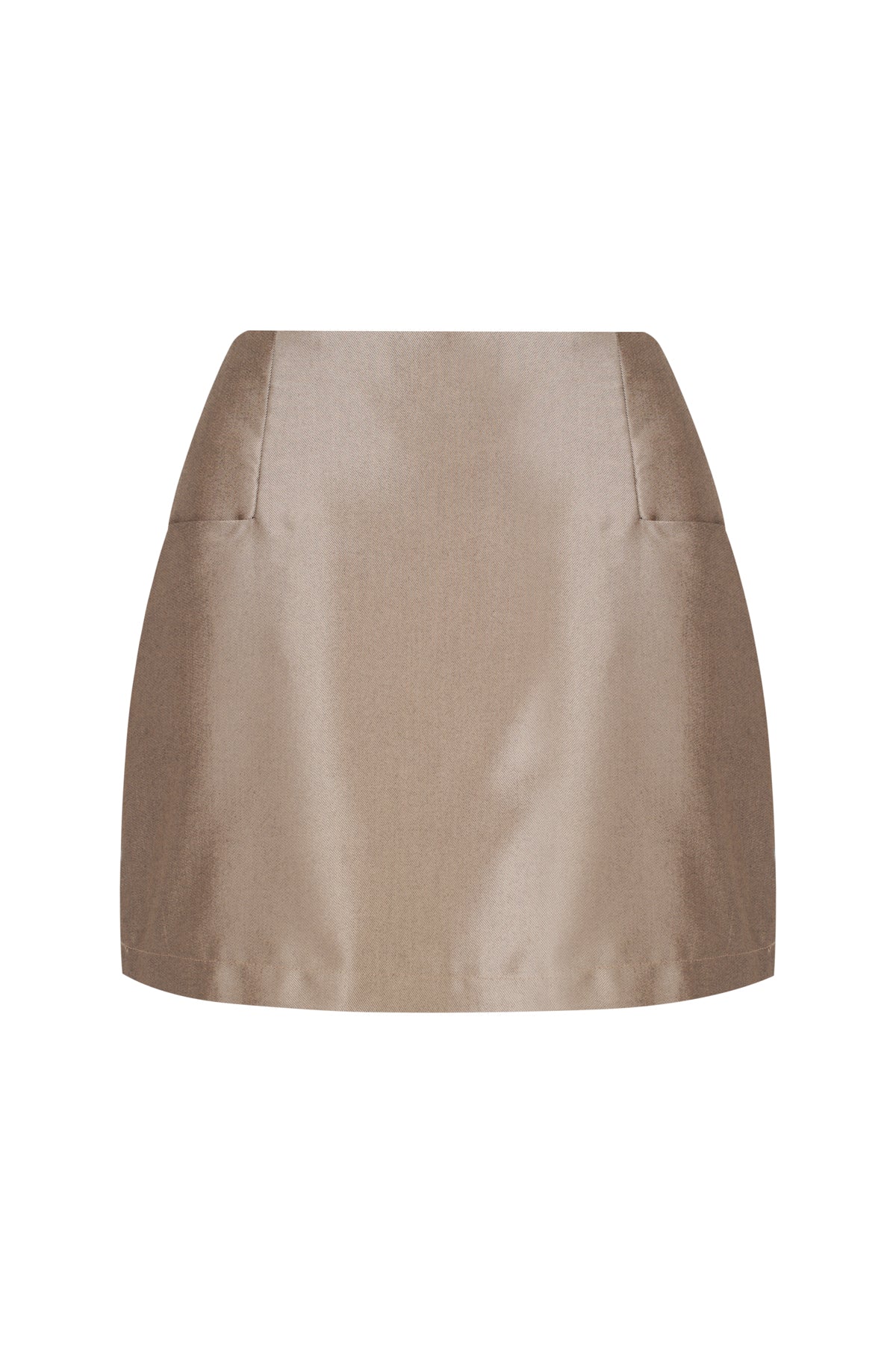 Metallic linen skirt outlet