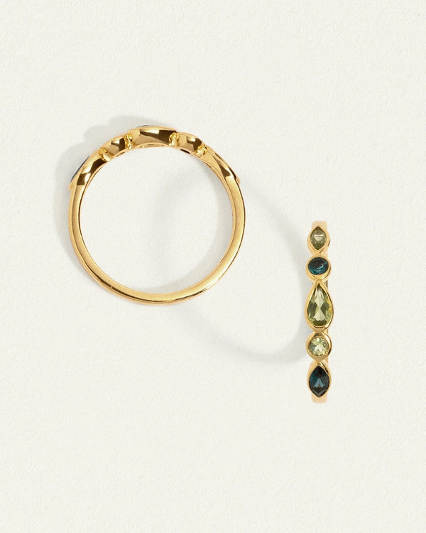 Temple Of The Sun Halia Ring - Gold Vermeil