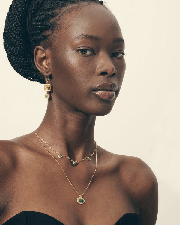 Temple of The Sun Opis Necklace - Gold