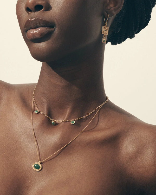 Temple of The Sun Opis Necklace - Gold