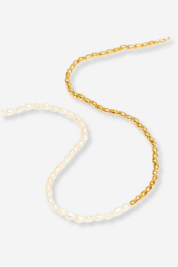 By Charlotte By Your Side Pearl Choker - 18k Gold Vermeil