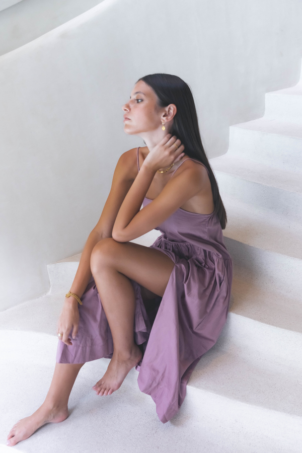 ÉSS The Florence Sun Dress - Plum