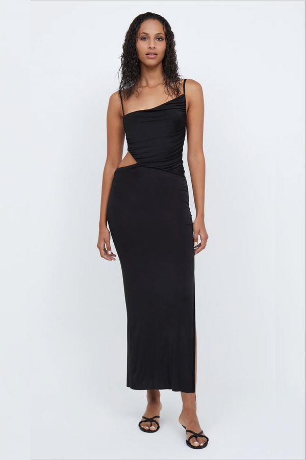 Bec & Bridge Ariel Asym Maxi Dress - Black