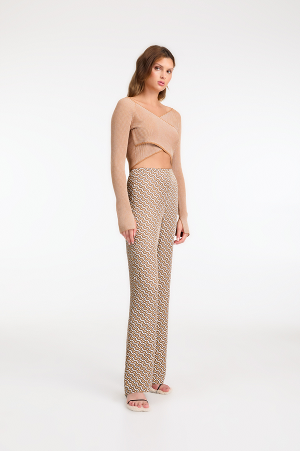 Roame Ria Pant - Monogram Print