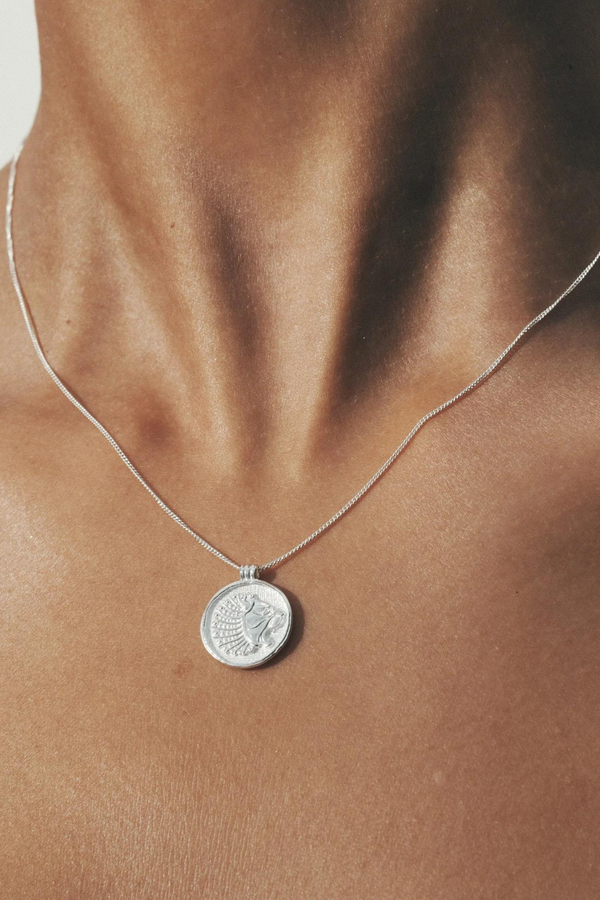 Temple Of The Sun Babylon Necklace - Silver