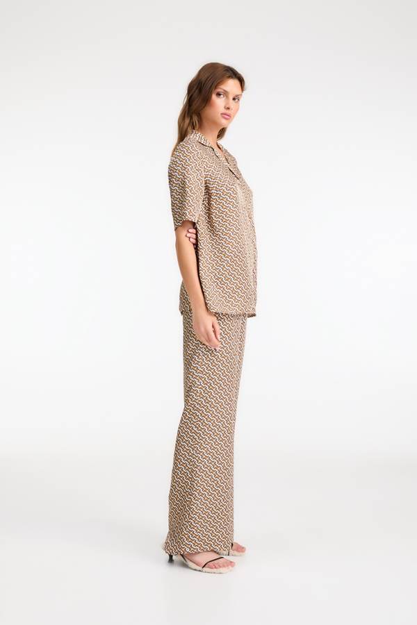 Roame Ria Pant - Monogram Print