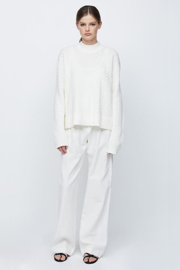 Bec & Bridge Effie Knit Jumper - Ivory
