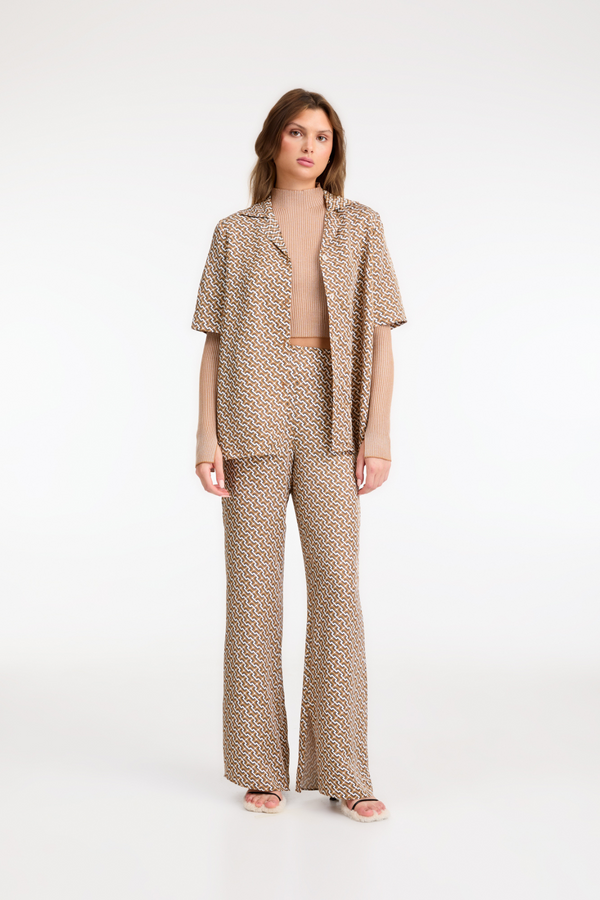 Roame Ria Pant - Monogram Print
