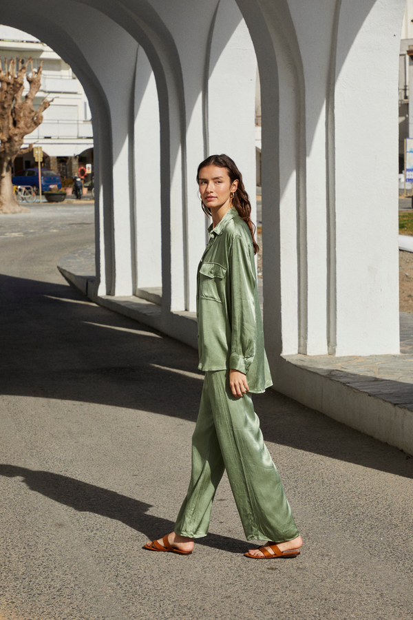 ÉSS Jessica Long Sleeve Shirt - Sage