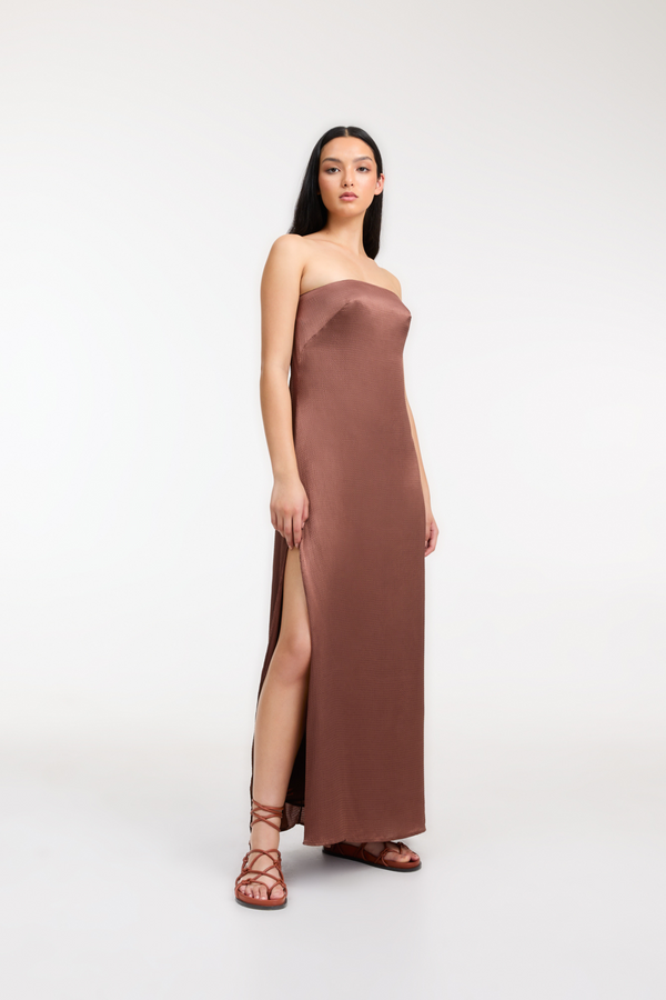 Roame Arch Dress - Cocoa