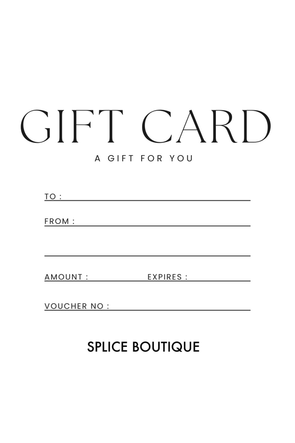 Splice Boutique E-Gift Card