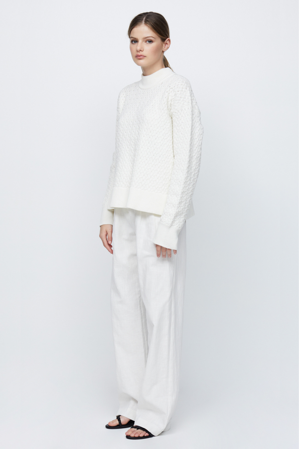 Bec & Bridge Effie Knit Jumper - Ivory