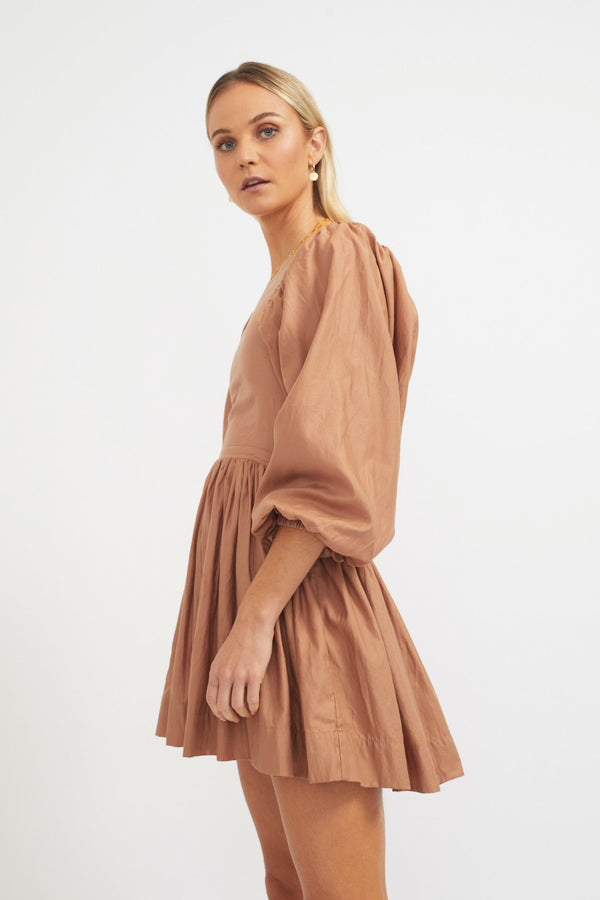 ÉSS Leila Mini Dress - Cinnamon