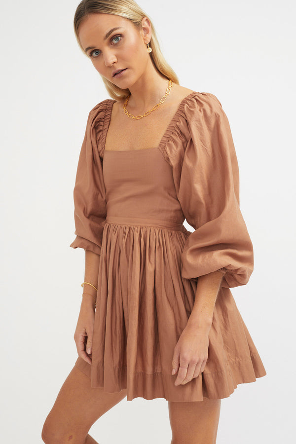 ÉSS Leila Mini Dress - Cinnamon