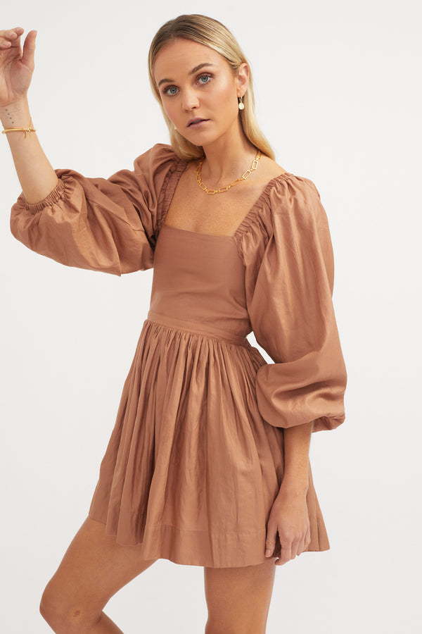 ÉSS Leila Mini Dress - Cinnamon