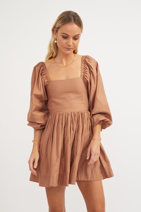 ÉSS Leila Mini Dress - Cinnamon