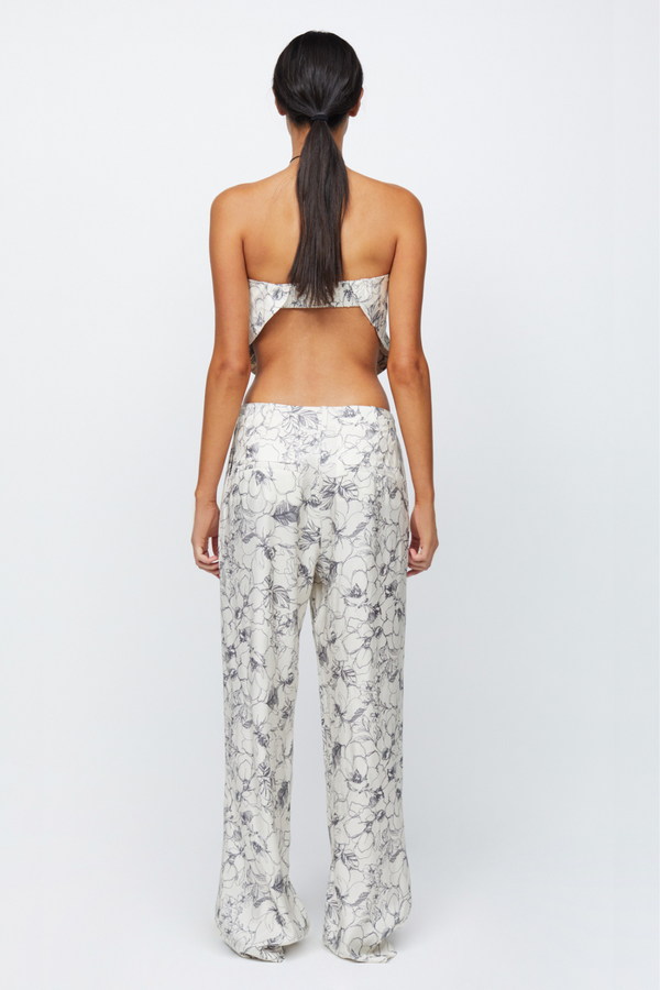 Bec & Bridge Tillie Strapless Top - Linear Floral