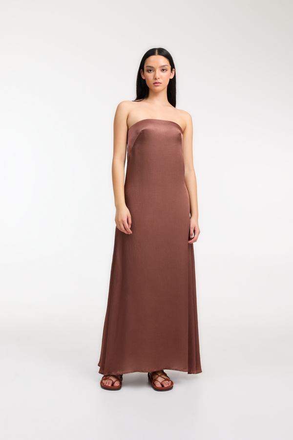 Roame Arch Dress - Cocoa