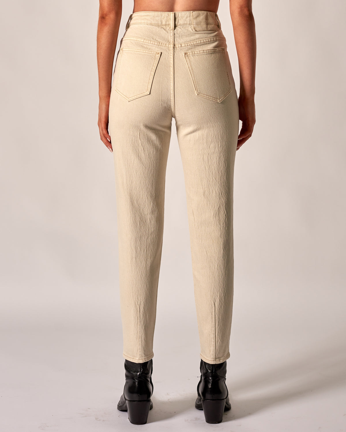 Neuw Denim Lola Mom Bone Splice Boutique