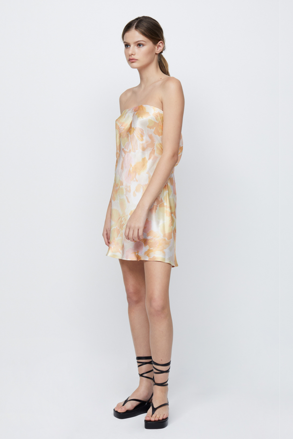 Bec & Bridge Indi Strapless Mini Dress - Floral Haze