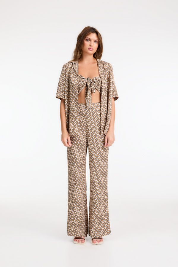Roame Ria Pant - Monogram Print
