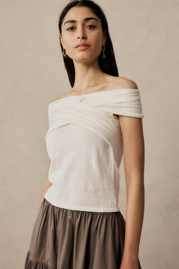 Marle Elora Top - Ivory
