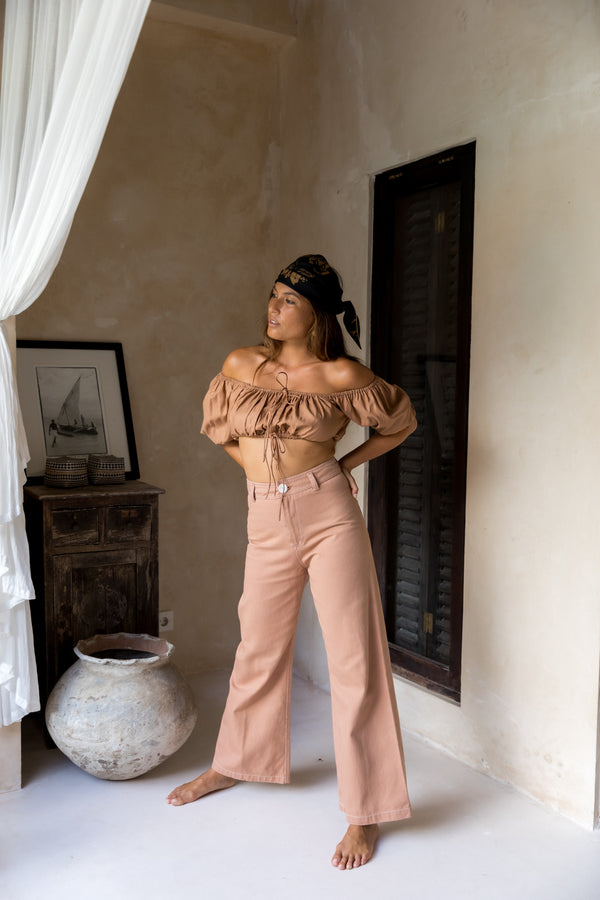 ÉSS Elidy High Waist Jean - Cinnamon