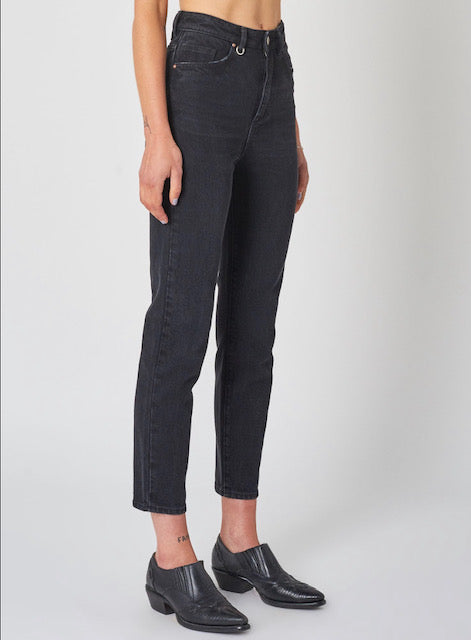 Neuw Denim Lola Mom Jean - Black Earth