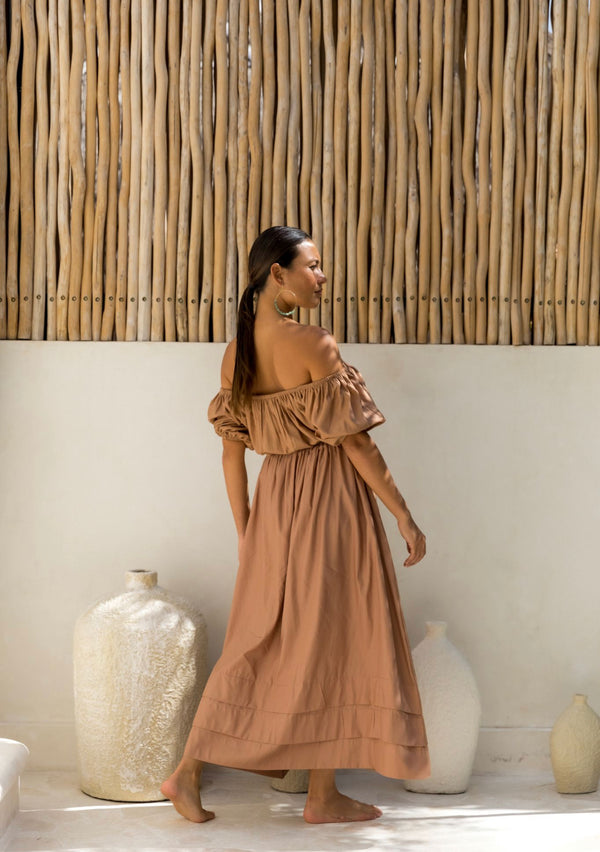 ÉSS Jaime Midi Skirt - Cinnamon