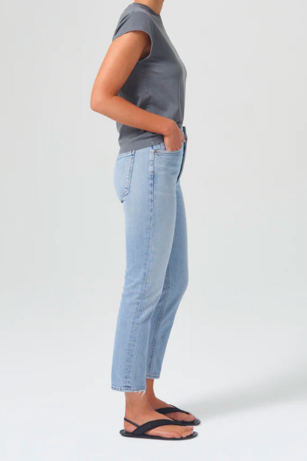 Agolde Riley High Rise Stretch Jean - Dynamic