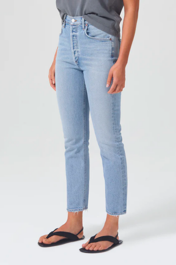 Agolde Riley High Rise Stretch Jean - Dynamic