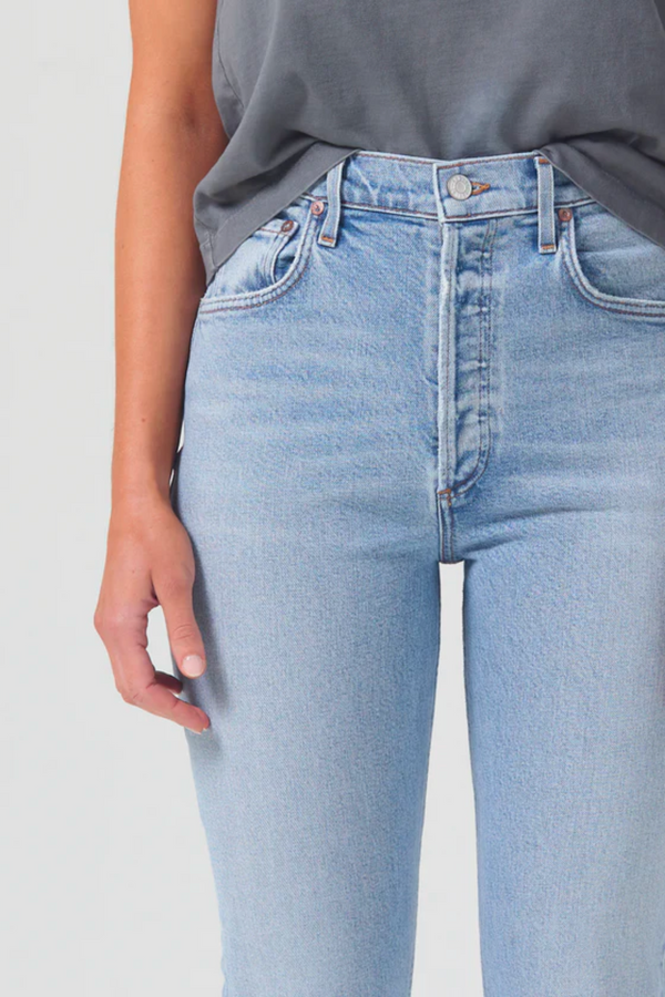 Agolde Riley High Rise Stretch Jean - Dynamic