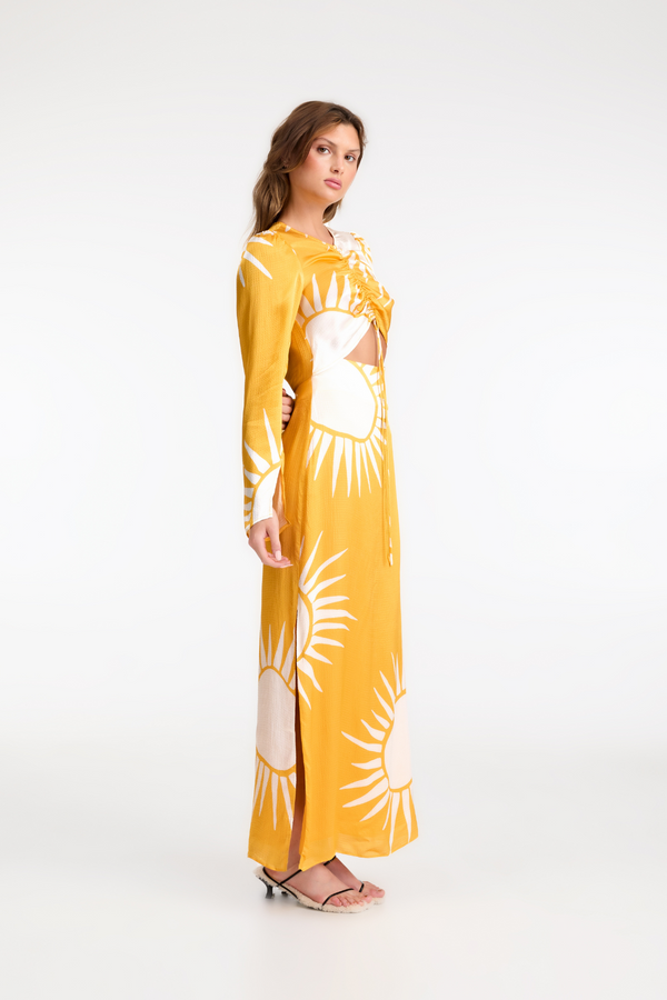 Roame Beso Dress - Sol Print