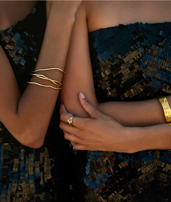 Kirstin Ash Botanica Bangle - 18K Gold Plated
