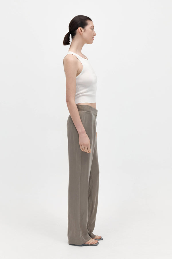 St. Agni Straight Leg Trousers - Castor Grey