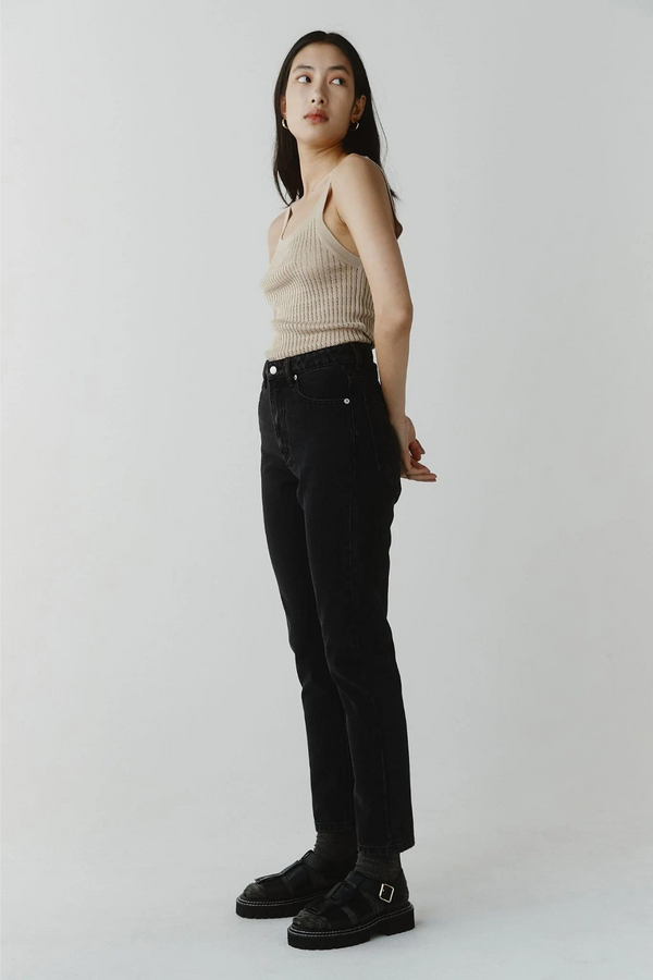 Marle Straight Leg Jean - Black