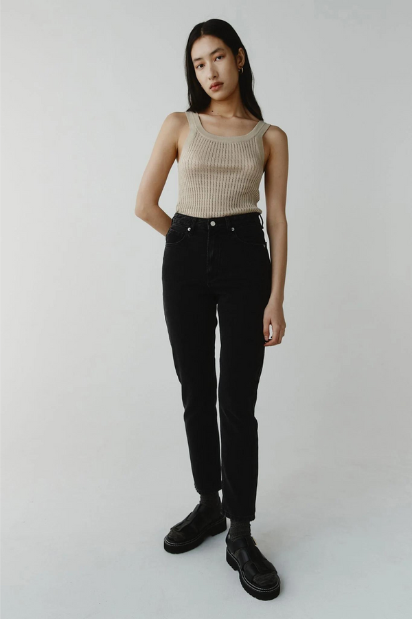 Marle Straight Leg Jean - Black