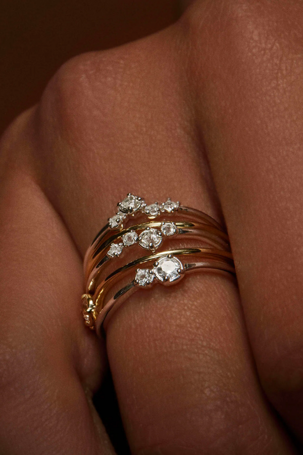 Kirstin Ash Paloma Topaz Ring - 9K Gold